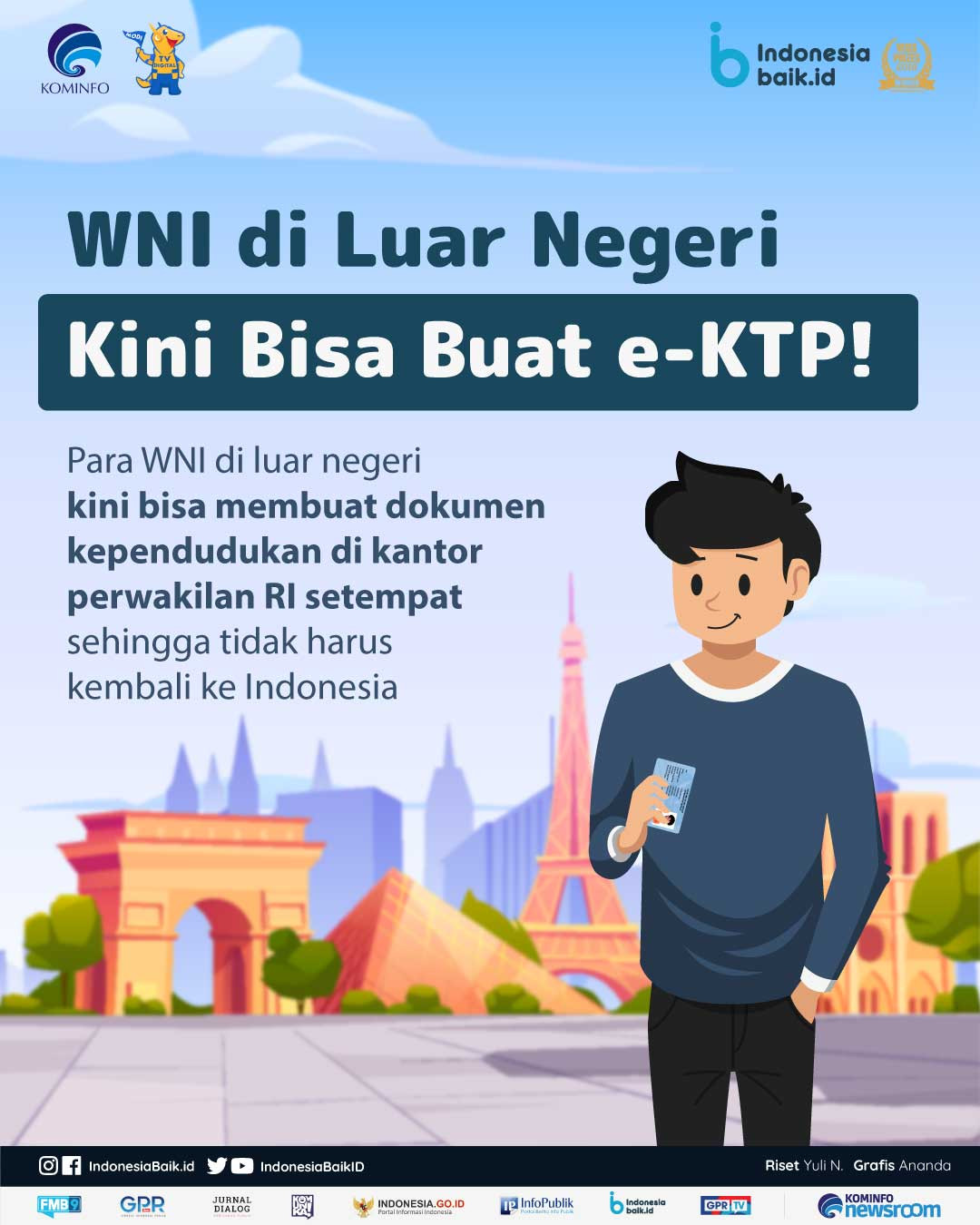 WNI di Luar Negeri Kini Bisa Buat e-KTP!