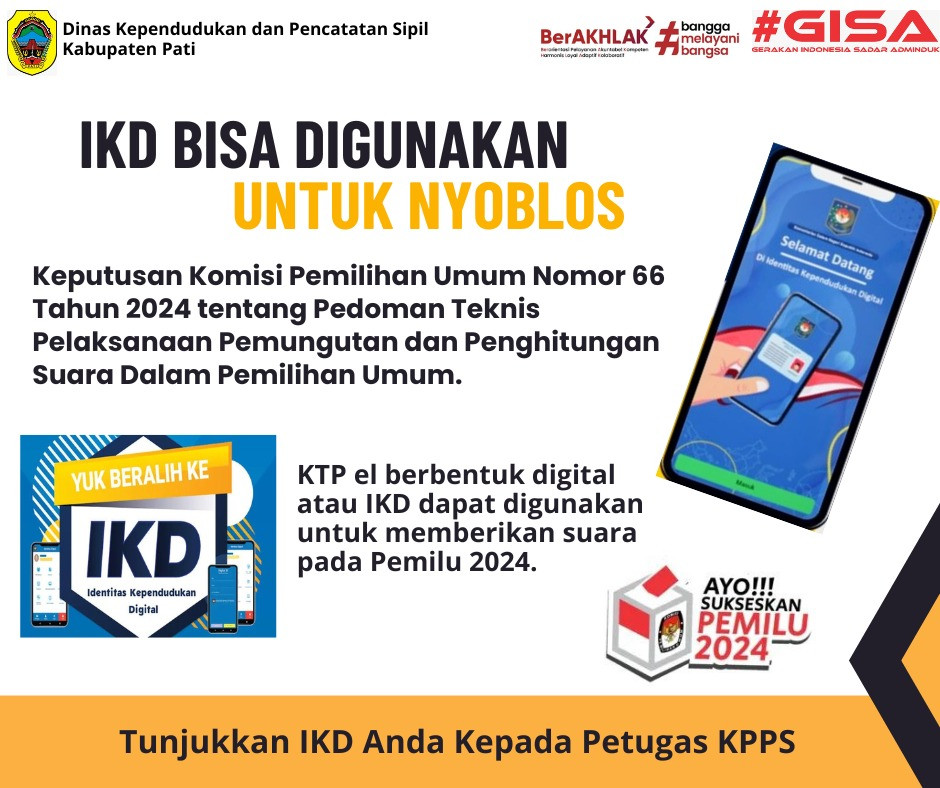 IKD Bisa Digunakan Untuk Nyoblos