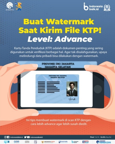 Buat Watermark Saat Kirim File KTP! Level: Advance